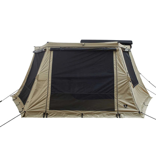 Vickywood Seitenwände für 270° Markise LIGHT LEAF 200 cm sand