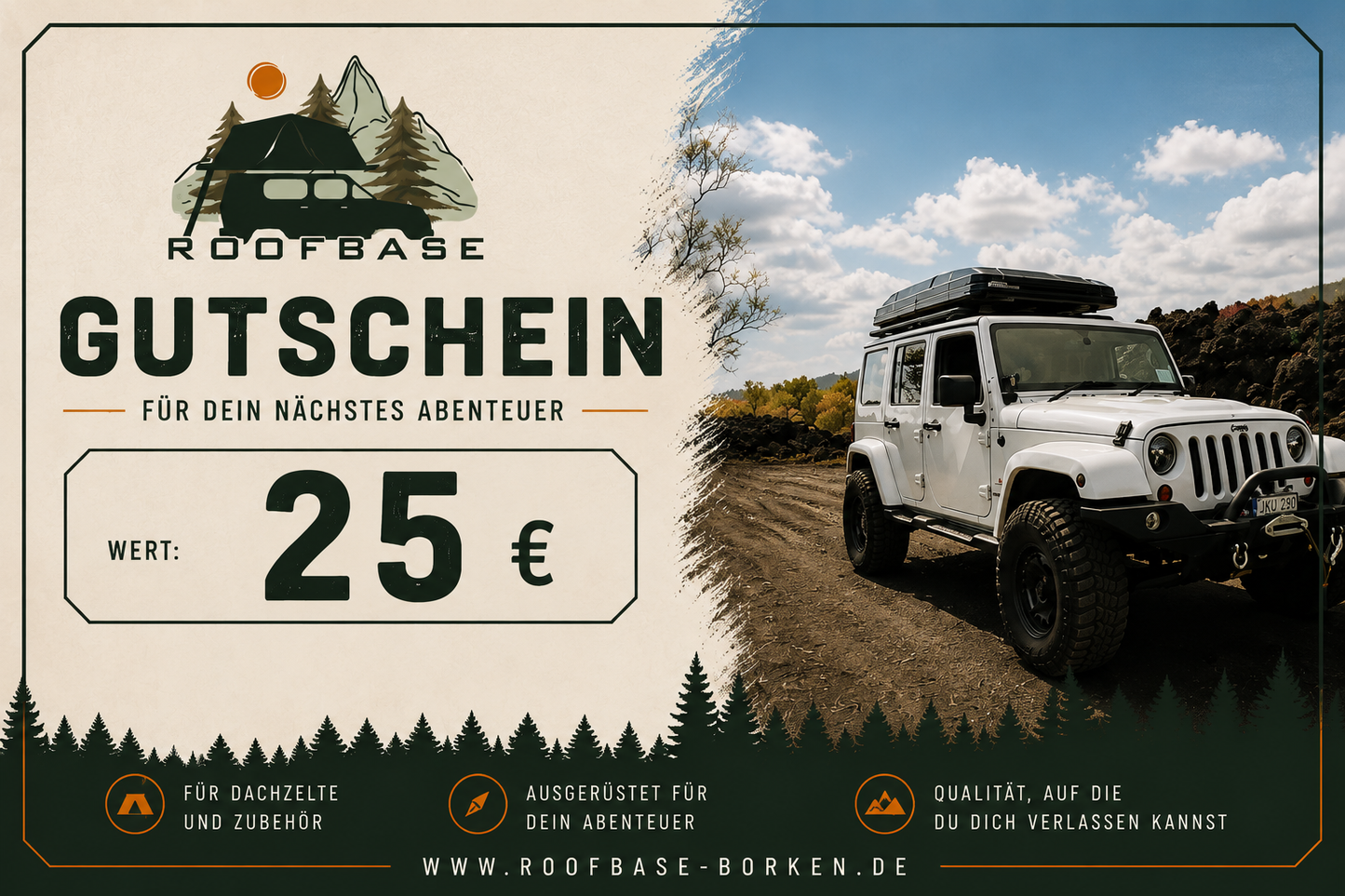 RoofBase Borken - Abenteuer Gutschein
