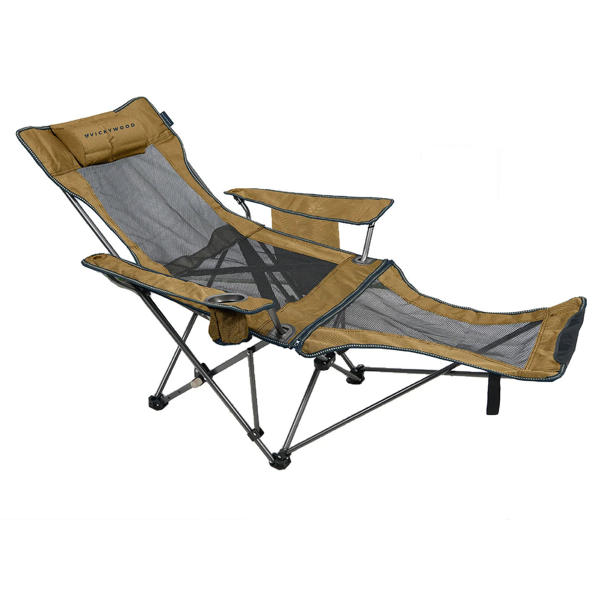 VICKYWOOD Camping Stuhl CAMP LOUNGE