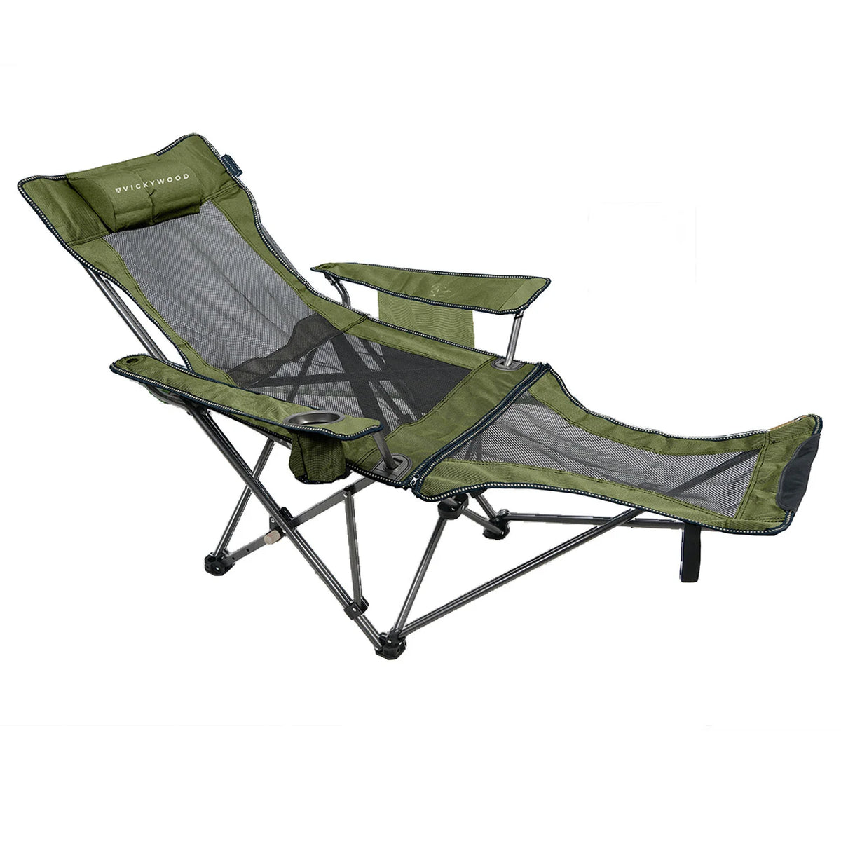 VICKYWOOD Camping Stuhl CAMP LOUNGE
