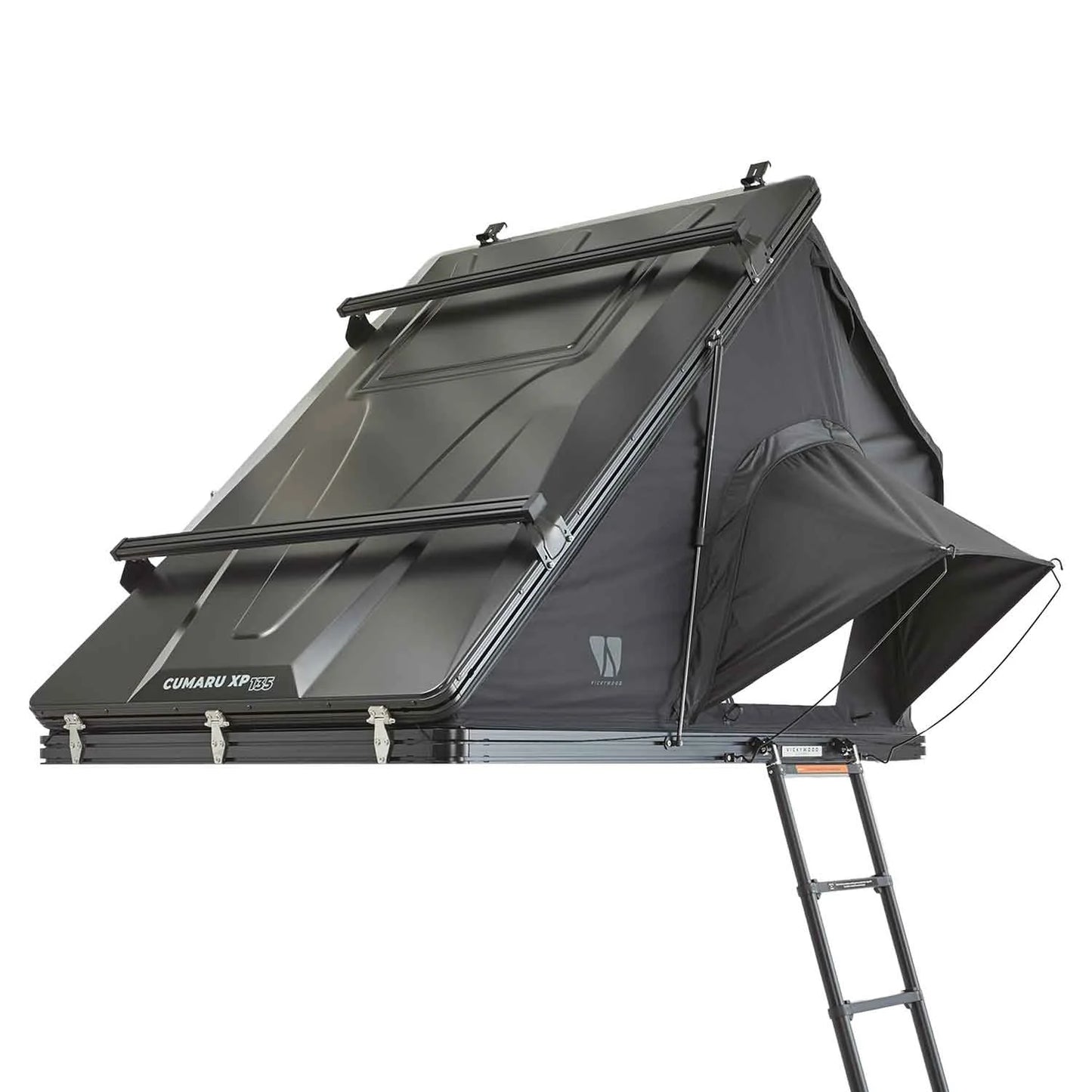 Vickywood Alu Hartschalen Dachzelt CUMARU XP 135 All Black