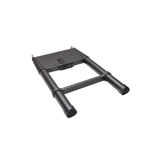 VICKYWOOD Teleskopleiter Aluminium 320 cm schwarz Hartschalen-Dachzelt CUMARU