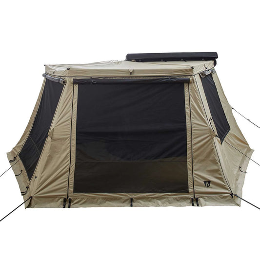 Vickywood Seitenwände für 270° Markise LIGHT LEAF 200 cm sand